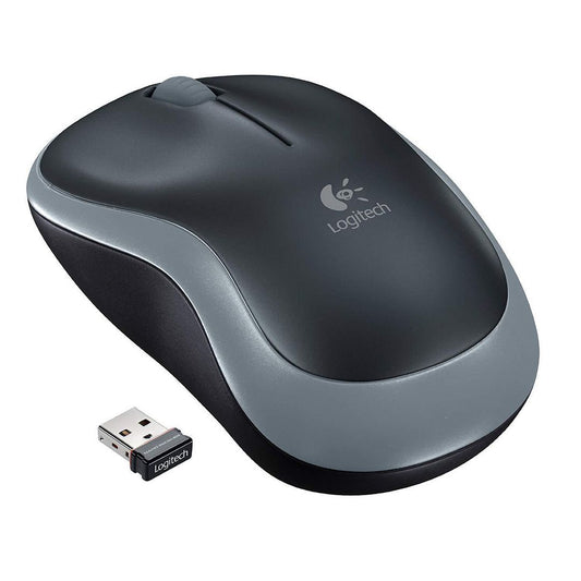 Mus Logitech M185 Mini Trådlös Svart/Grå