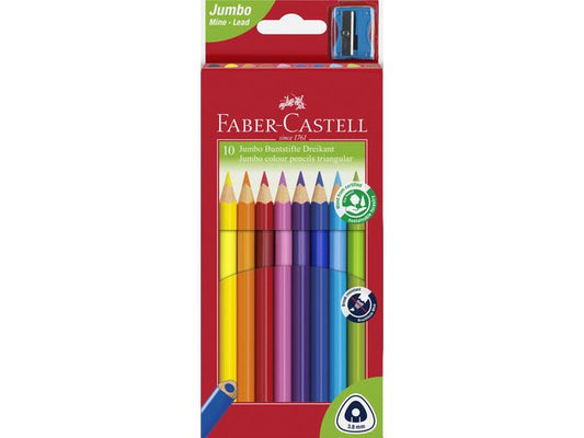 Färgpenna Faber-Castell Triangular / 10