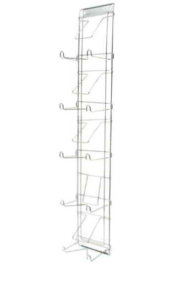Handskhållare i Rostfritt öppen sida 5-fack