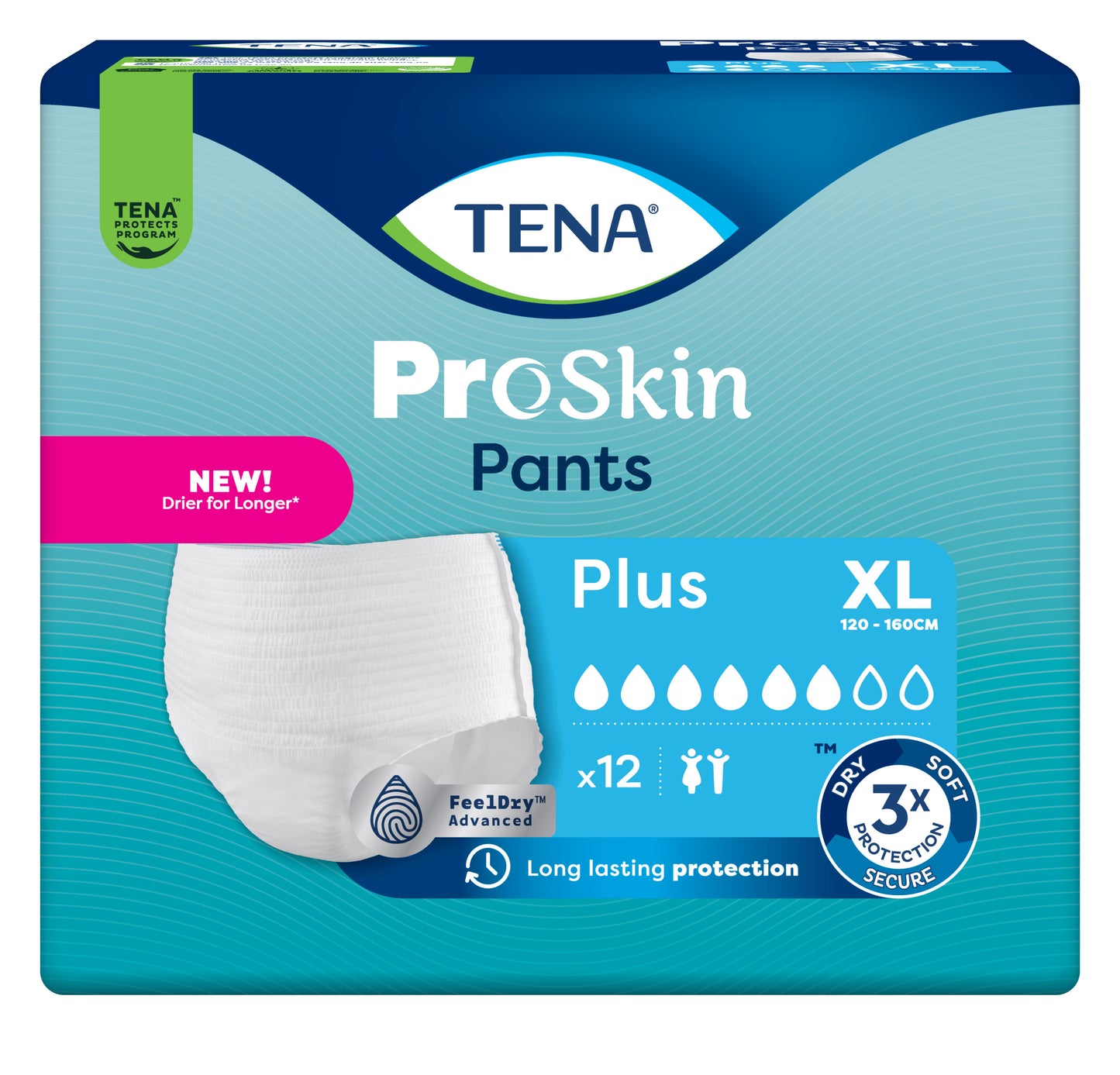 Inkontinensskydd Tena ProSkin Pants Plus XL / 12