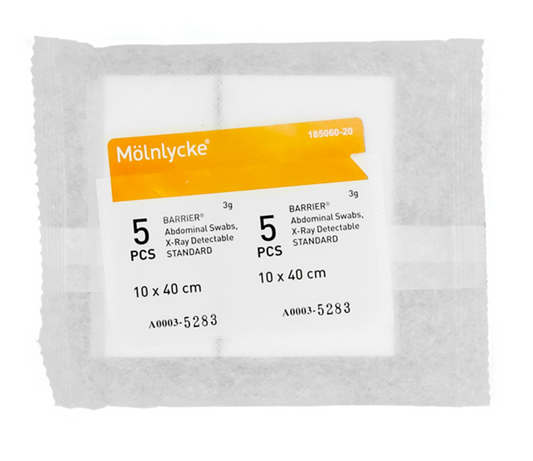 Op-Duk NonWoven Standard Orange 10 x 40cm 5st Steril / 125