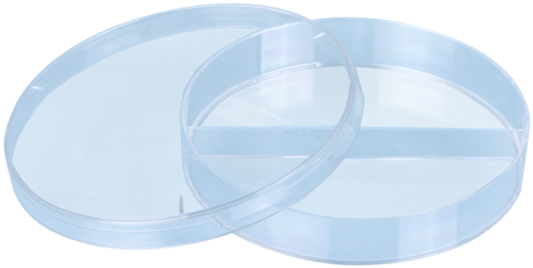 Petriskål 92 x 16mm 2-delad Ventilerad Transparent / 480