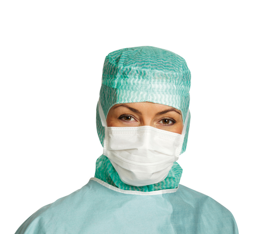 Munskydd Barrier Protection Klass IIR Knytband Vit / 50