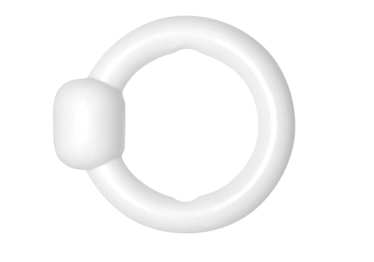 Livmoderring Silikon med Knob 62mm