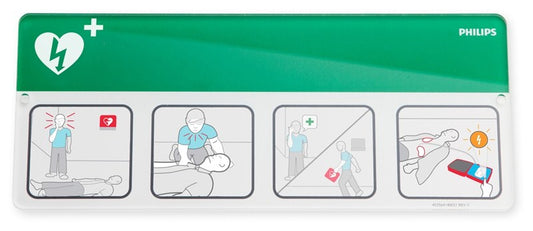 Informationskort AED