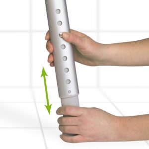 Duschpall Etac Smart Isblå