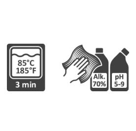 Stödhandtag Etac Flex 30 cm grå med skruvfäste