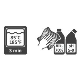 Stödhandtag Etac Flex 30 cm vit med limfäste