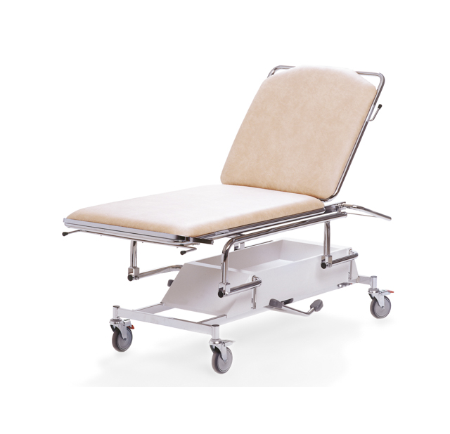 Undersökningsbrits 2-delad Hydraulisk Låsbara hjul 70cm