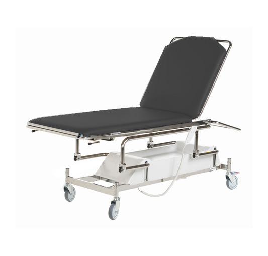 Undersøkelsesbenk 2-delt elektrisk separat låsbar hjul 80 cm
