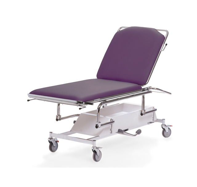 Undersökningsbrits 2-delad Hydraulisk Låsbara hjul 70cm