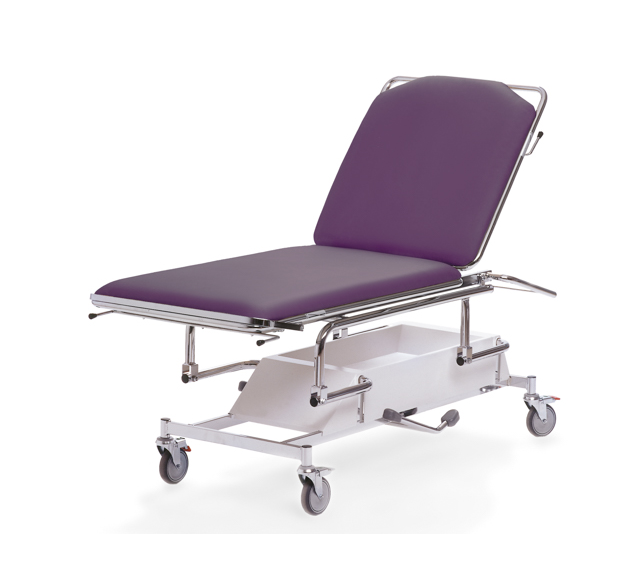 Undersökningsbrits Hydrauliskt Centrallåsta Hjul 70cm