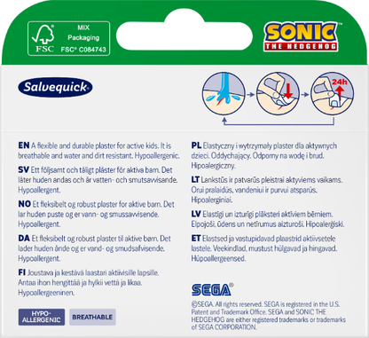 Plåster Salvequick Sonic / 20