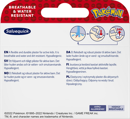 Plåster Salvequick Pokémon / 20