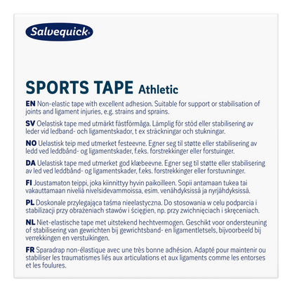 Sporttejp Salvequick 10m x 3,8cm