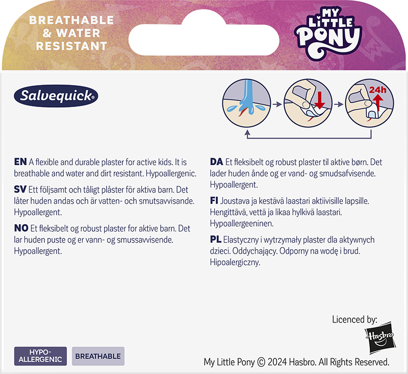 Plåster Salvequick My Little Pony / 20