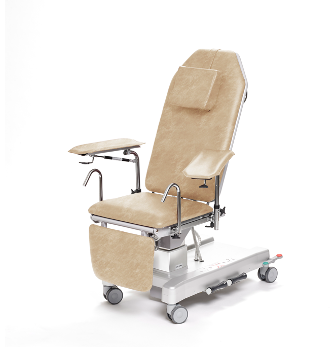 Provtagningsstol Elektrisk på Pelare 215kg