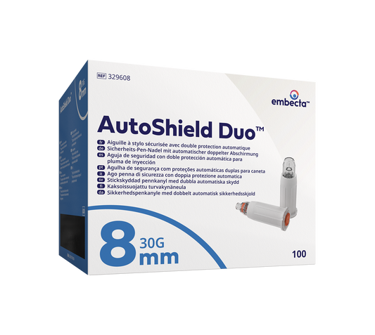 AutoShield Duo Säkerhetspennkanyl 0,3 x 8mm / 100