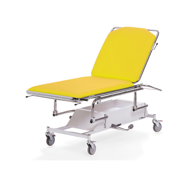 Undersökningsbrits 2-delad Hydraulisk Låsbara hjul 70cm