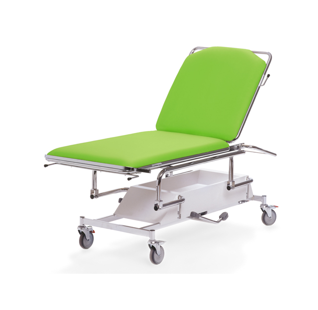 Undersökningsbrits 2-delad Hydraulisk Låsbara hjul 70cm