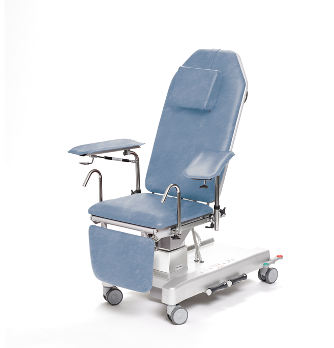 Provtagningsstol Elektrisk på Pelare 215kg