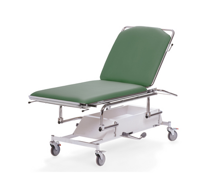 Undersökningsbrits 2-delad Hydraulisk Låsbara hjul 70cm