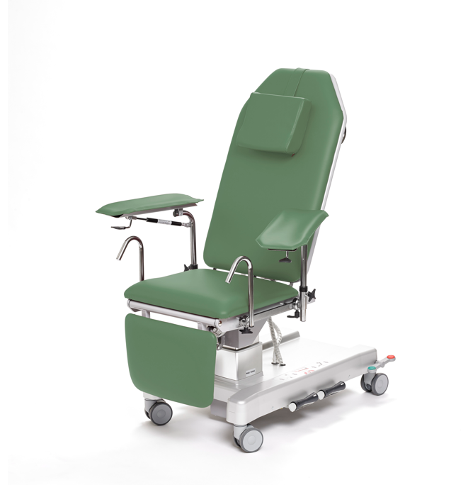 Provtagningsstol Elektrisk på Pelare 215kg