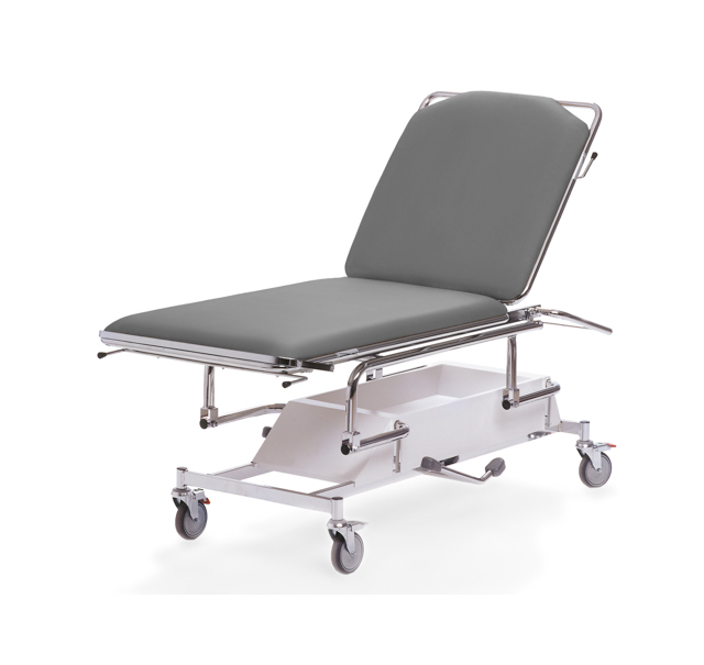 Undersökningsbrits Hydrauliskt Centrallåsta Hjul 70cm