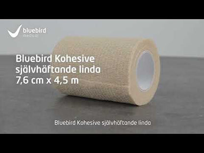 Bluebird Kohesive Självhäftande Linda Brun 7,6cm x 4,5m / 24