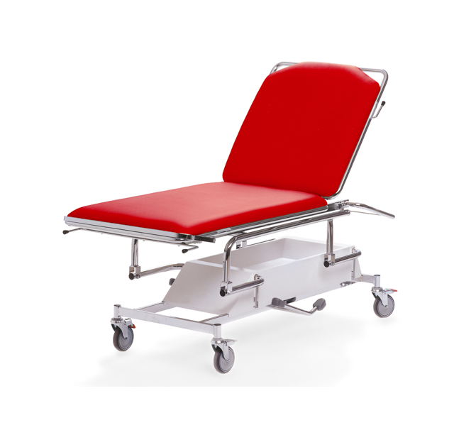 Undersökningsbrits Hydrauliskt Centrallåsta Hjul 70cm