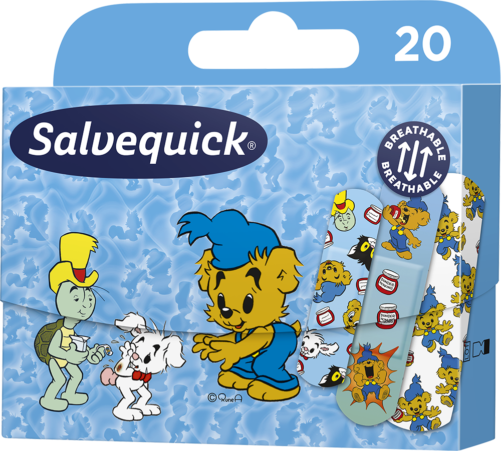 Plåster Salvequick Bamse / 20