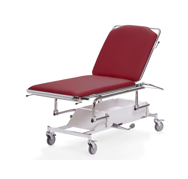 Undersökningsbrits 2-delad Hydraulisk Låsbara hjul 70cm